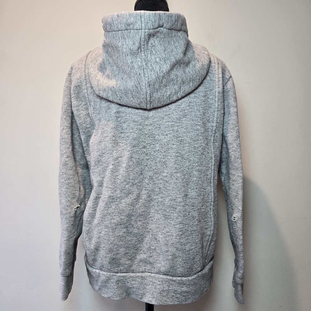 Figs Essential Gray Hoodie Jacket Women's Small Medical Scrubs Workwear - Picture 9 of 11